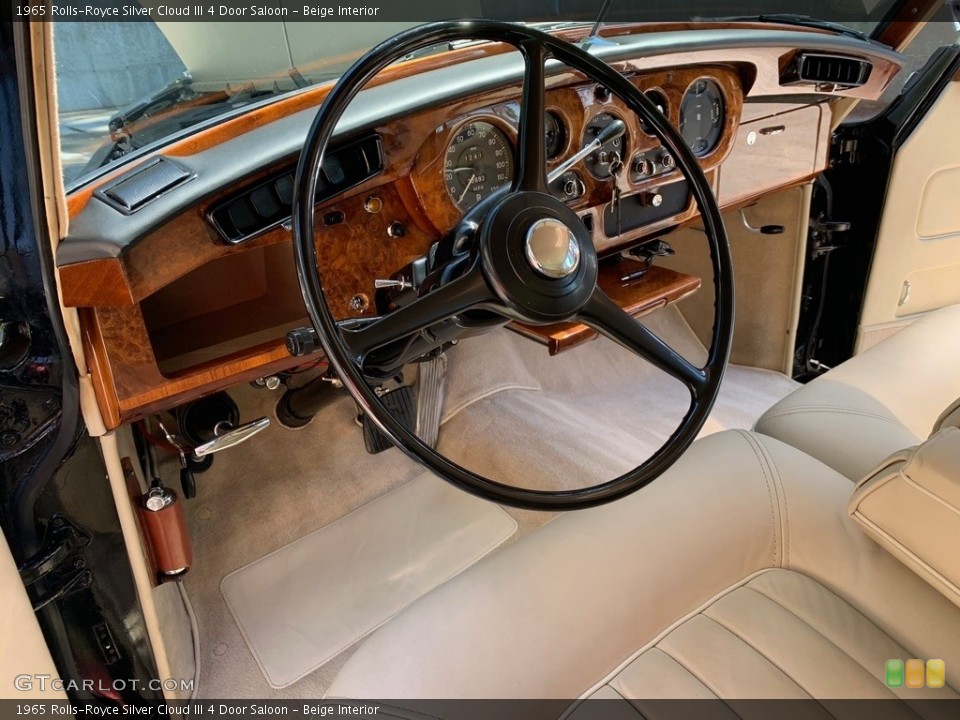 Beige Interior Photo for the 1965 Rolls-Royce Silver Cloud III 4 Door Saloon #138579201