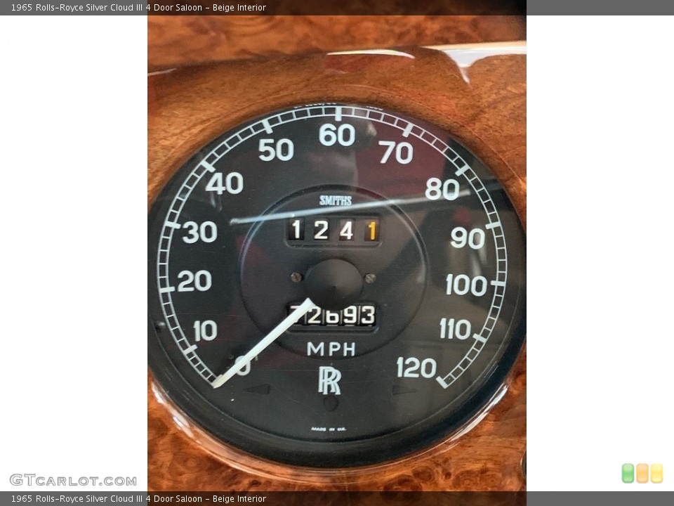 Beige Interior Gauges for the 1965 Rolls-Royce Silver Cloud III 4 Door Saloon #138579270