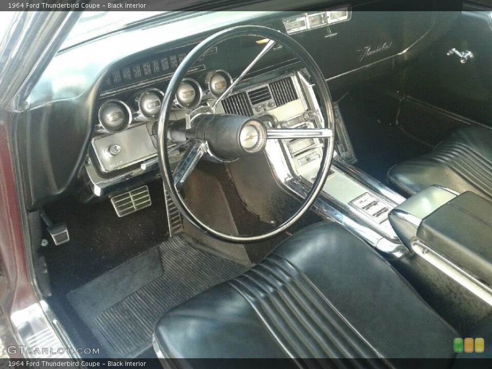 Black Interior Photo for the 1964 Ford Thunderbird Coupe #138579876