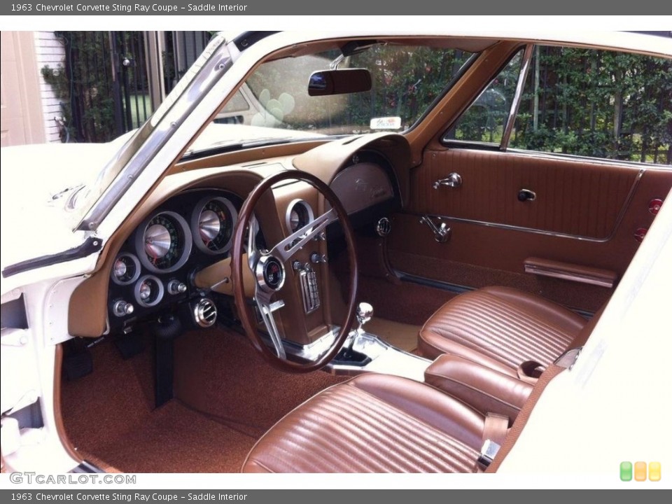 Saddle Interior Photo for the 1963 Chevrolet Corvette Sting Ray Coupe #138580968