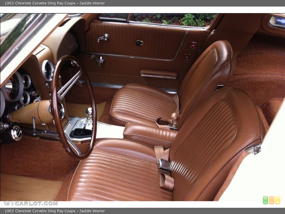 Saddle 1963 Chevrolet Corvette Interiors