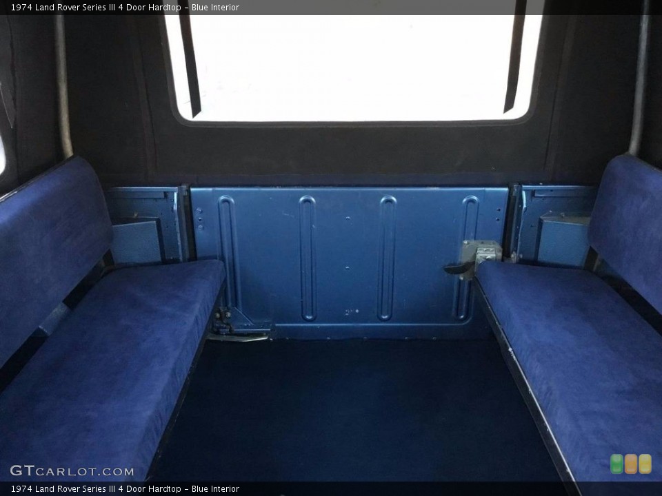 Blue Interior Rear Seat for the 1974 Land Rover Series III 4 Door Hardtop #138582864