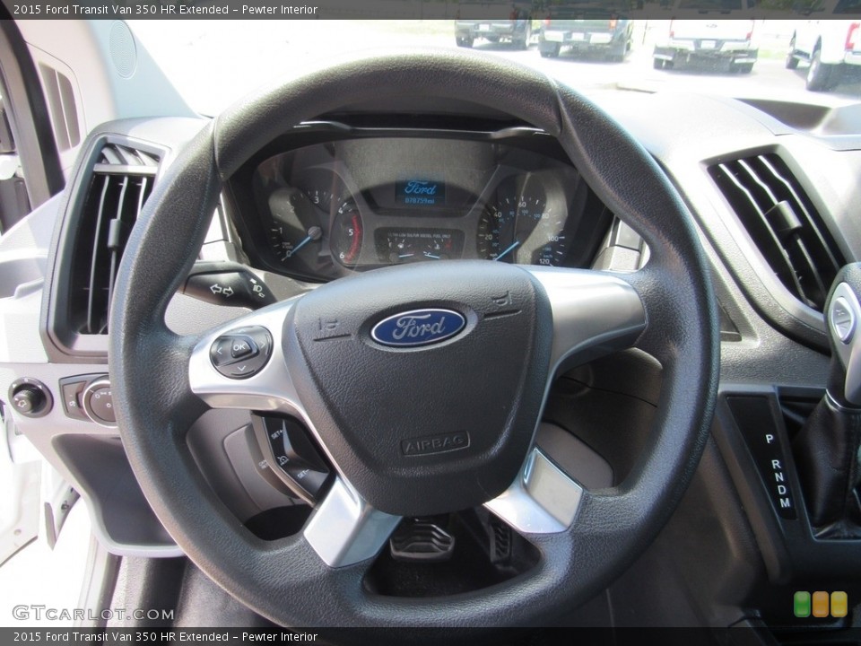 Pewter Interior Steering Wheel for the 2015 Ford Transit Van 350 HR Extended #138583599