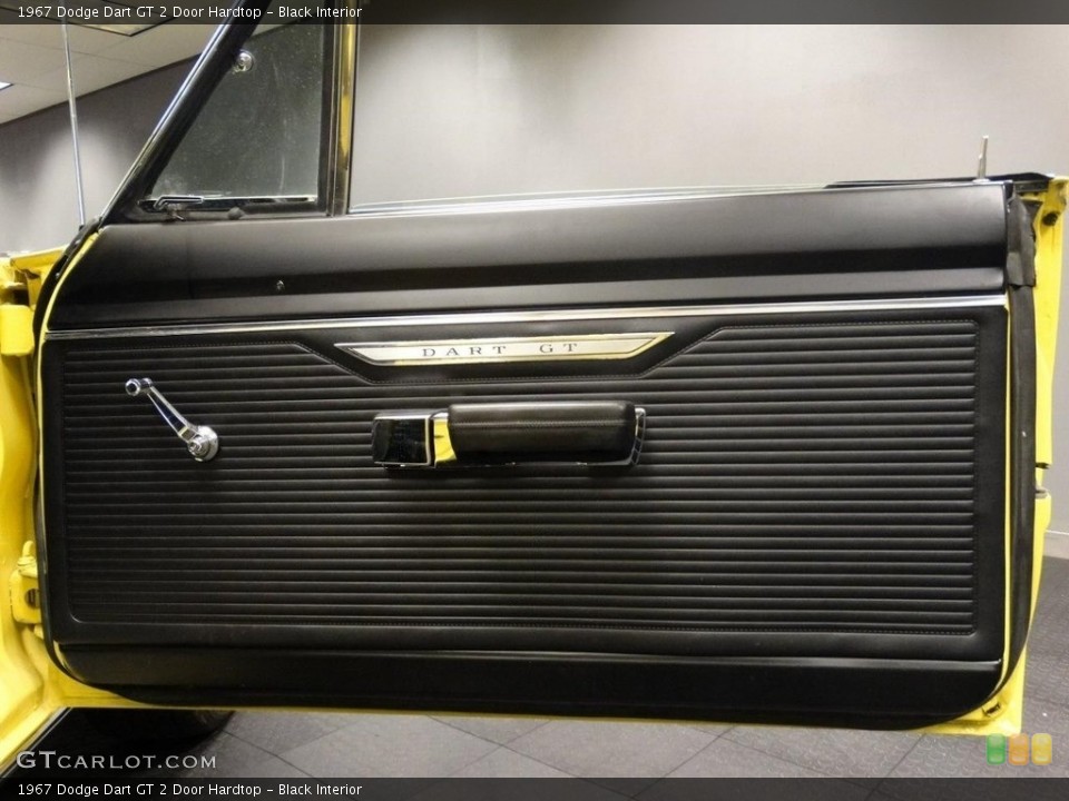 Black Interior Door Panel for the 1967 Dodge Dart GT 2 Door Hardtop #138584280