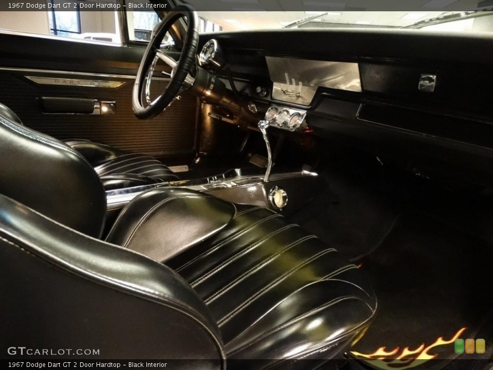 Black Interior Front Seat for the 1967 Dodge Dart GT 2 Door Hardtop #138584502