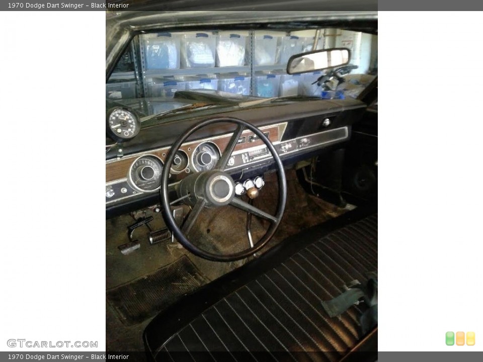 Black Interior Photo for the 1970 Dodge Dart Swinger #138584577