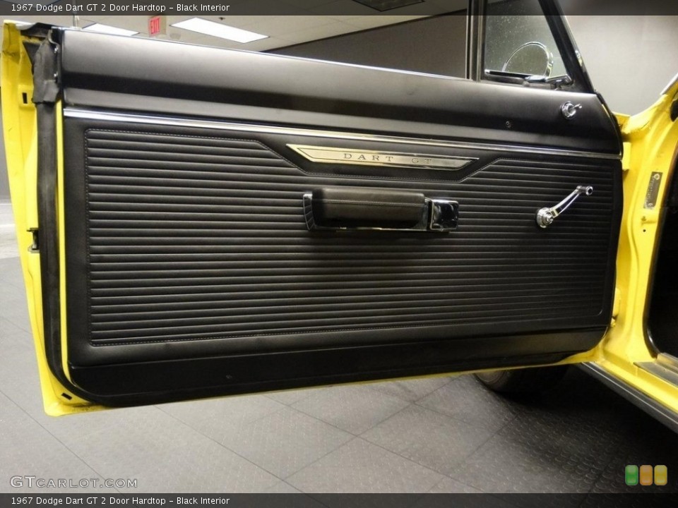 Black Interior Door Panel for the 1967 Dodge Dart GT 2 Door Hardtop #138584760