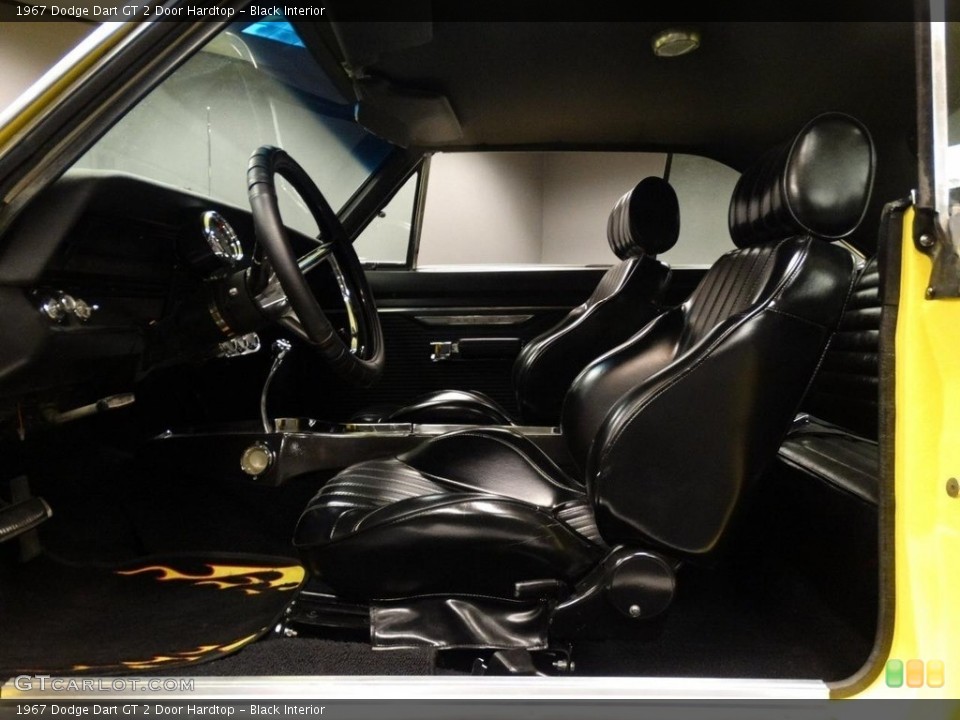 Black Interior Front Seat for the 1967 Dodge Dart GT 2 Door Hardtop #138584811
