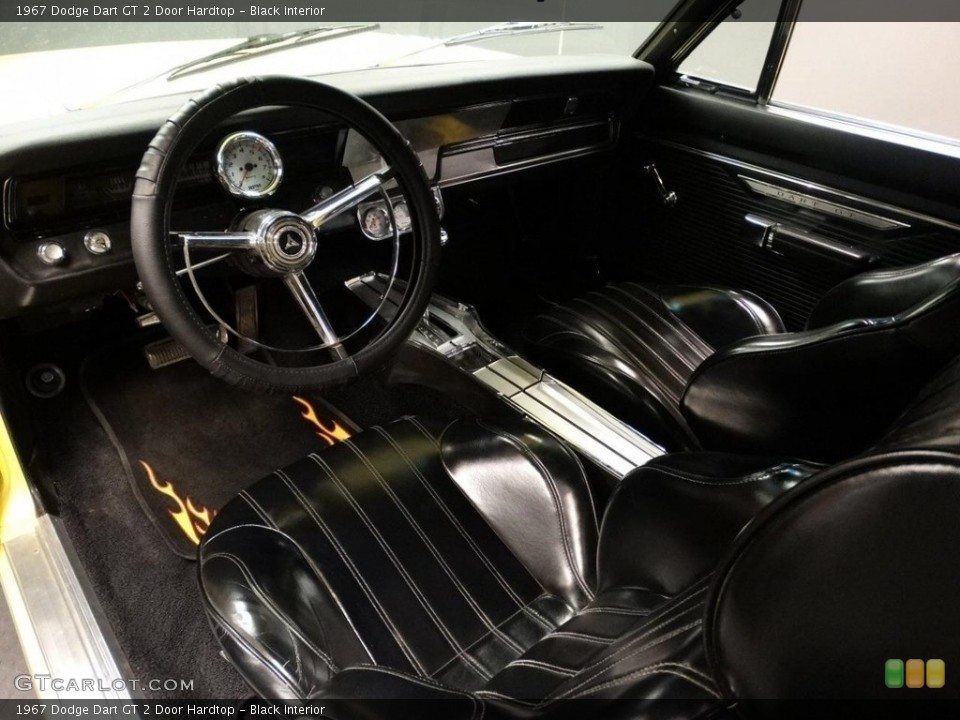 Black Interior Photo for the 1967 Dodge Dart GT 2 Door Hardtop #138584928