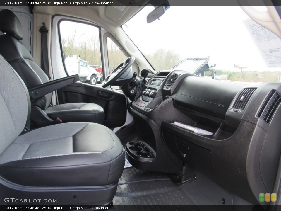Gray Interior Front Seat for the 2017 Ram ProMaster 2500 High Roof Cargo Van #138586110