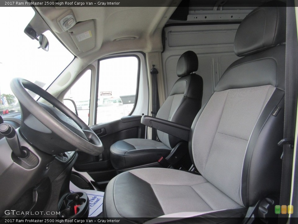 Gray 2017 Ram ProMaster Interiors