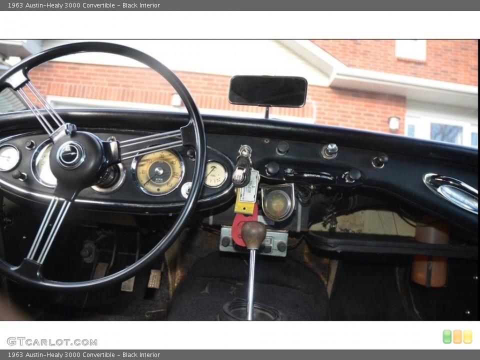 Black Interior Dashboard for the 1963 Austin-Healy 3000 Convertible #138587574