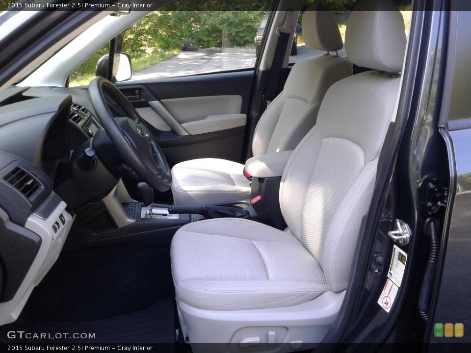 Gray Interior Front Seat for the 2015 Subaru Forester 2.5i Premium #138587751