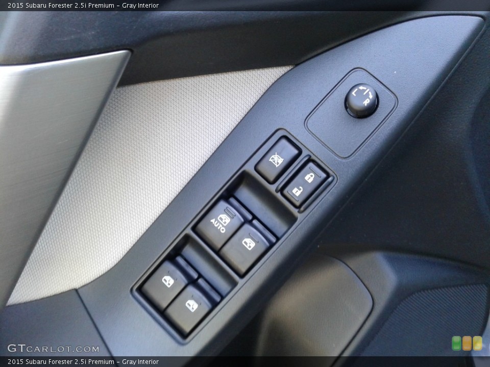 Gray Interior Door Panel for the 2015 Subaru Forester 2.5i Premium #138587781