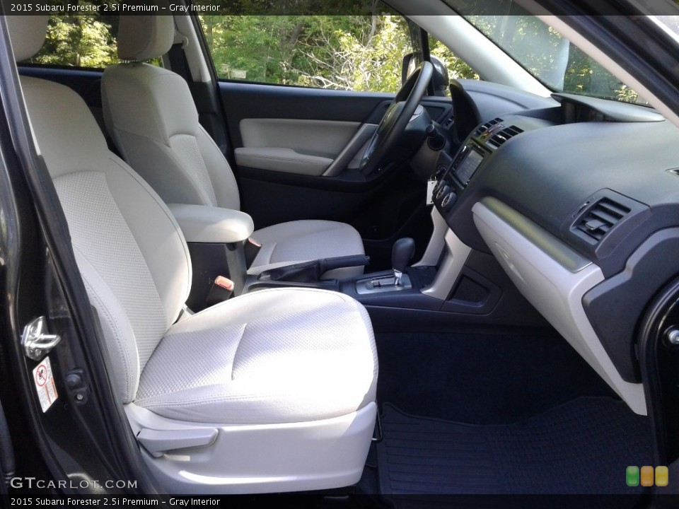 Gray Interior Front Seat for the 2015 Subaru Forester 2.5i Premium #138587904