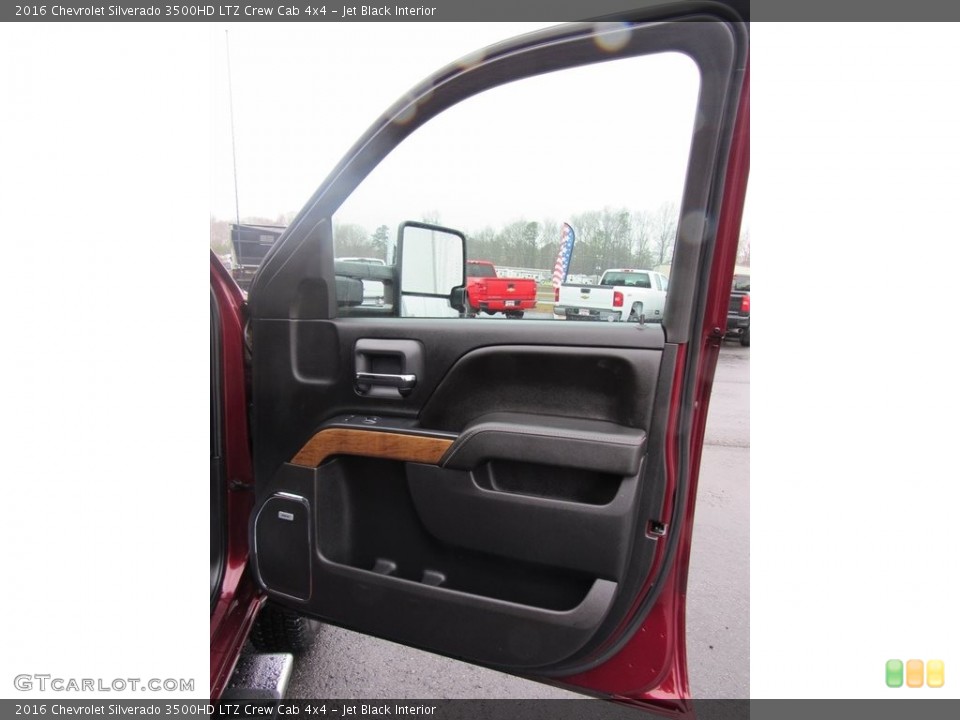 Jet Black Interior Door Panel for the 2016 Chevrolet Silverado 3500HD LTZ Crew Cab 4x4 #138588087