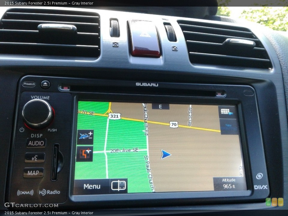 Gray Interior Navigation for the 2015 Subaru Forester 2.5i Premium #138588093