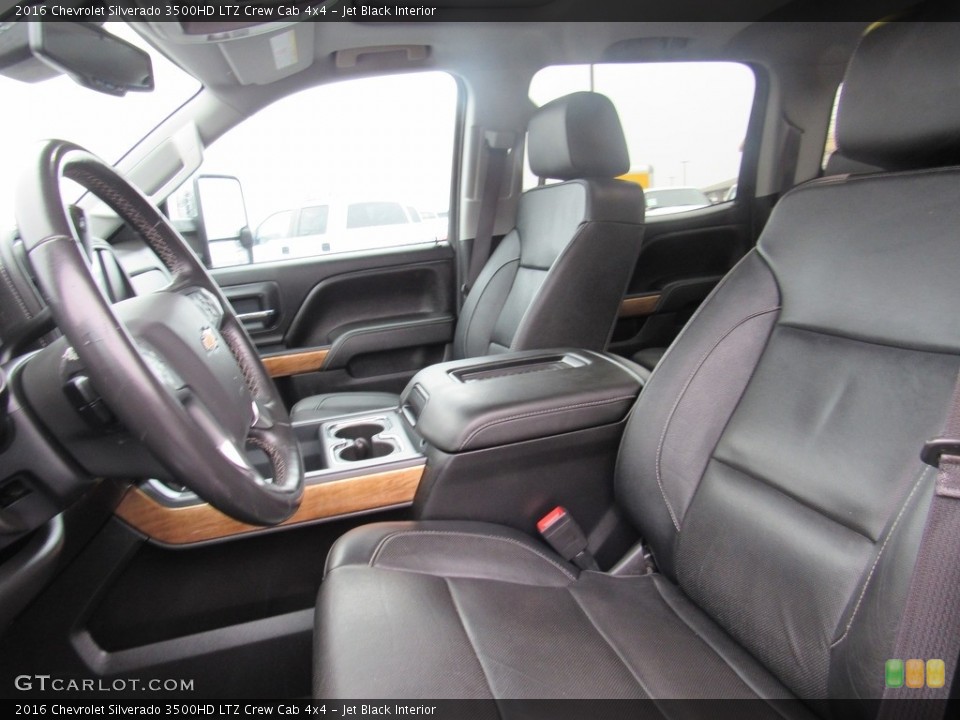 Jet Black Interior Front Seat for the 2016 Chevrolet Silverado 3500HD LTZ Crew Cab 4x4 #138588450