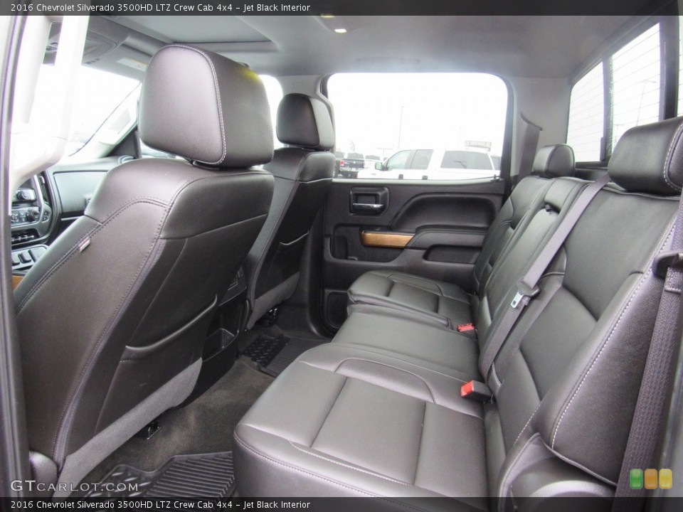 Jet Black Interior Rear Seat for the 2016 Chevrolet Silverado 3500HD LTZ Crew Cab 4x4 #138588627