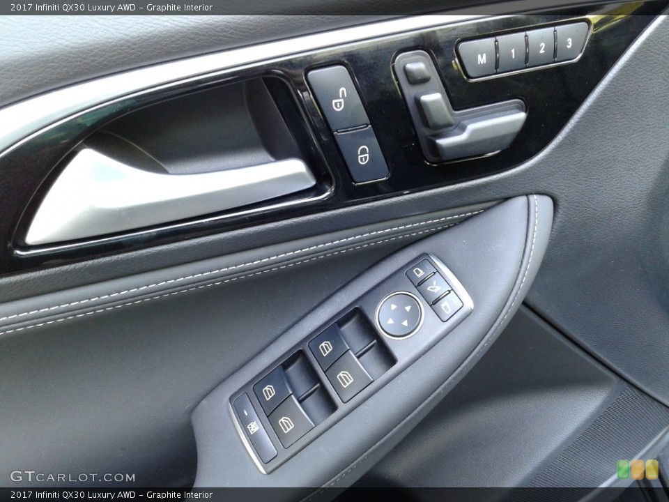 Graphite Interior Door Panel for the 2017 Infiniti QX30 Luxury AWD #138591083
