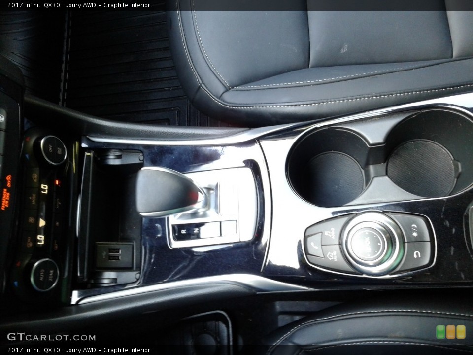Graphite Interior Transmission for the 2017 Infiniti QX30 Luxury AWD #138591375