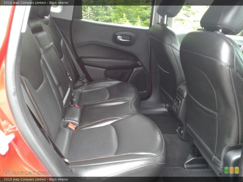 Black Interior Rear Seat for the 2019 Jeep Compass Limited #138593355