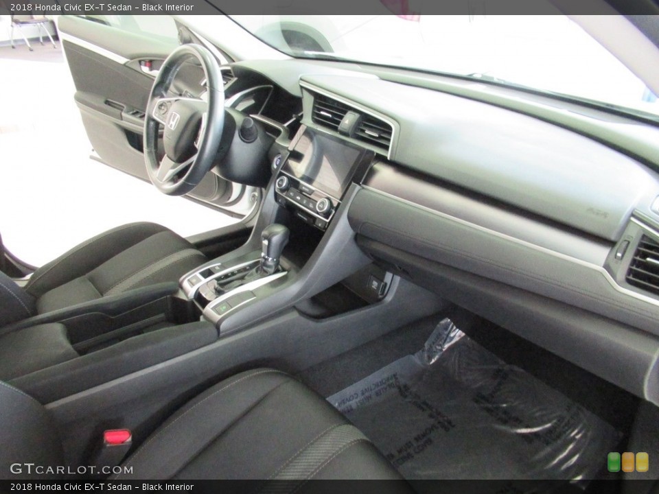 Black Interior Photo for the 2018 Honda Civic EX-T Sedan #138596856