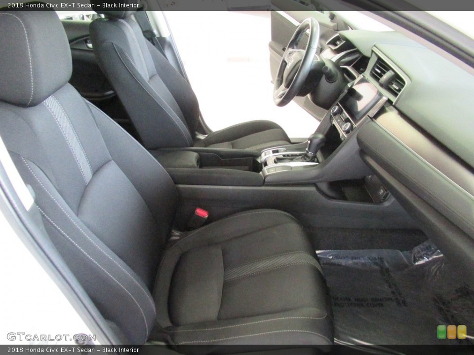 Black Interior Front Seat for the 2018 Honda Civic EX-T Sedan #138596880