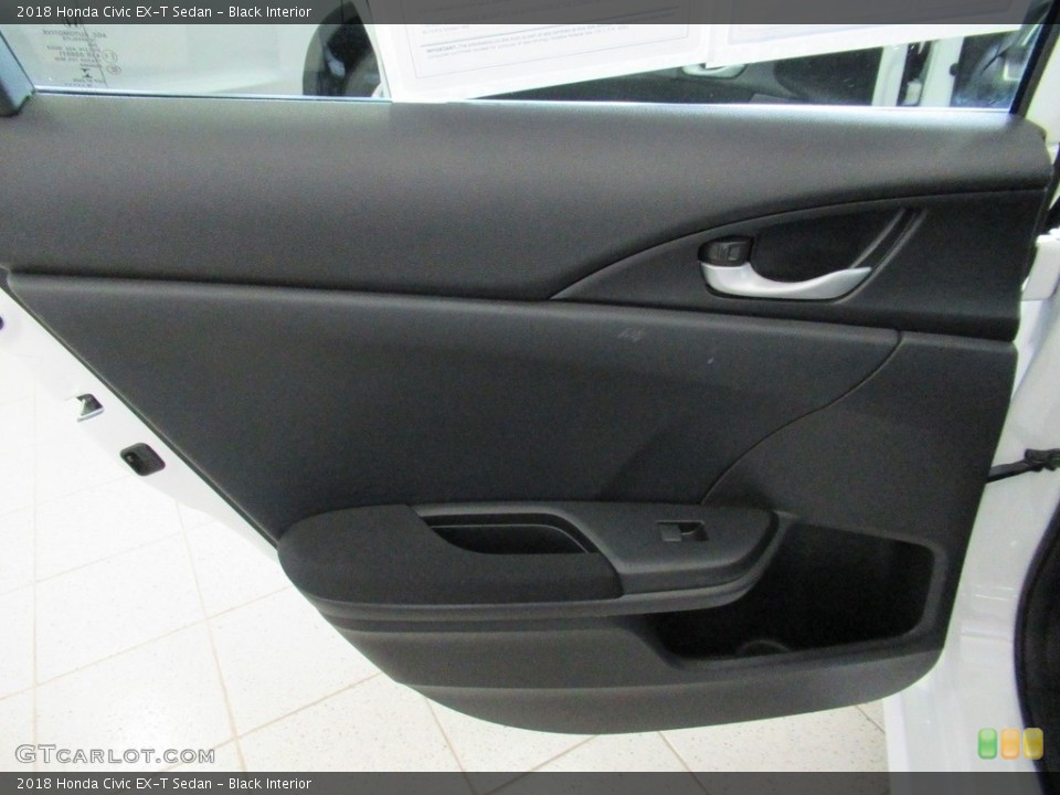 Black Interior Door Panel for the 2018 Honda Civic EX-T Sedan #138597039