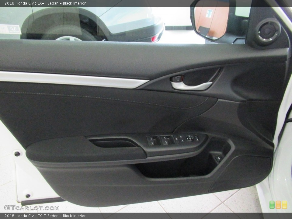 Black Interior Door Panel for the 2018 Honda Civic EX-T Sedan #138597114