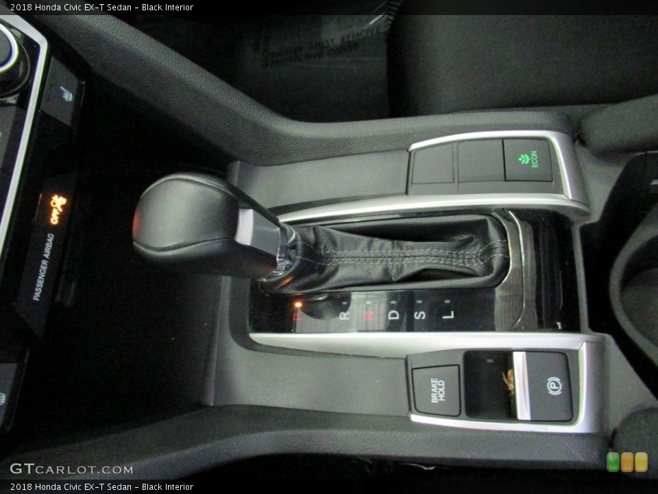 Black Interior Transmission for the 2018 Honda Civic EX-T Sedan #138597246