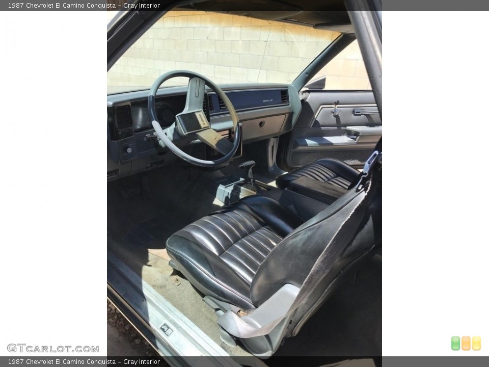 Gray Interior Photo for the 1987 Chevrolet El Camino Conquista #138597879