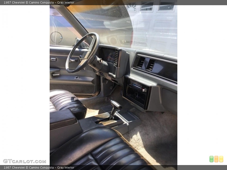 Gray Interior Dashboard for the 1987 Chevrolet El Camino Conquista #138597923