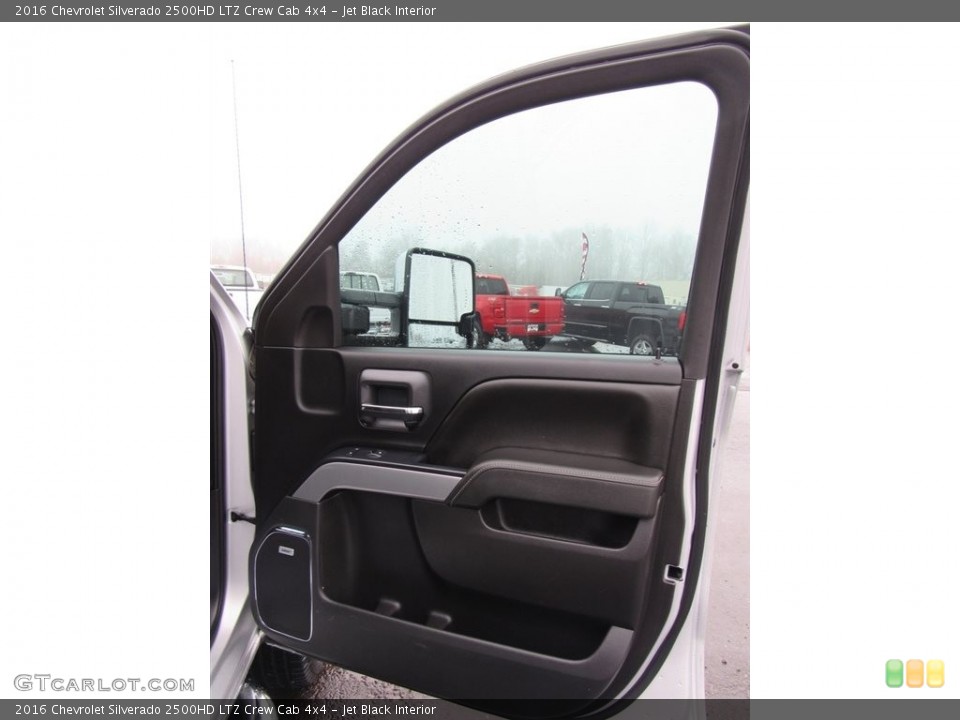 Jet Black Interior Door Panel for the 2016 Chevrolet Silverado 2500HD LTZ Crew Cab 4x4 #138598257