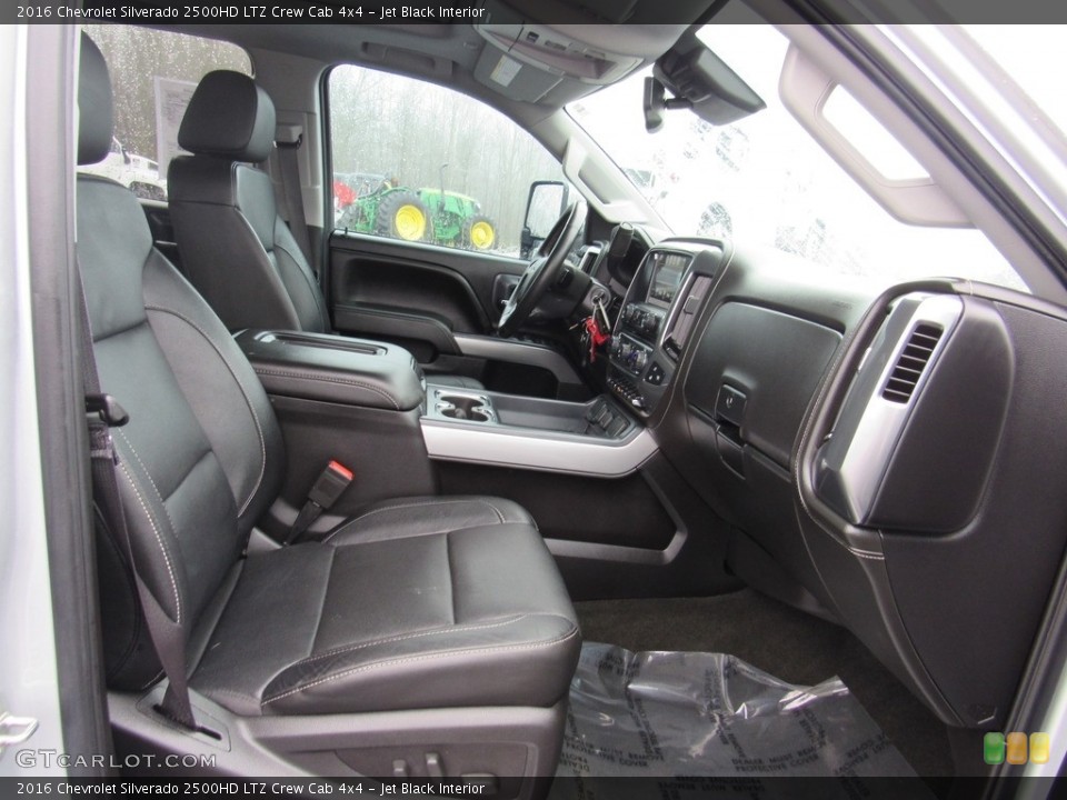 Jet Black Interior Photo for the 2016 Chevrolet Silverado 2500HD LTZ Crew Cab 4x4 #138598338