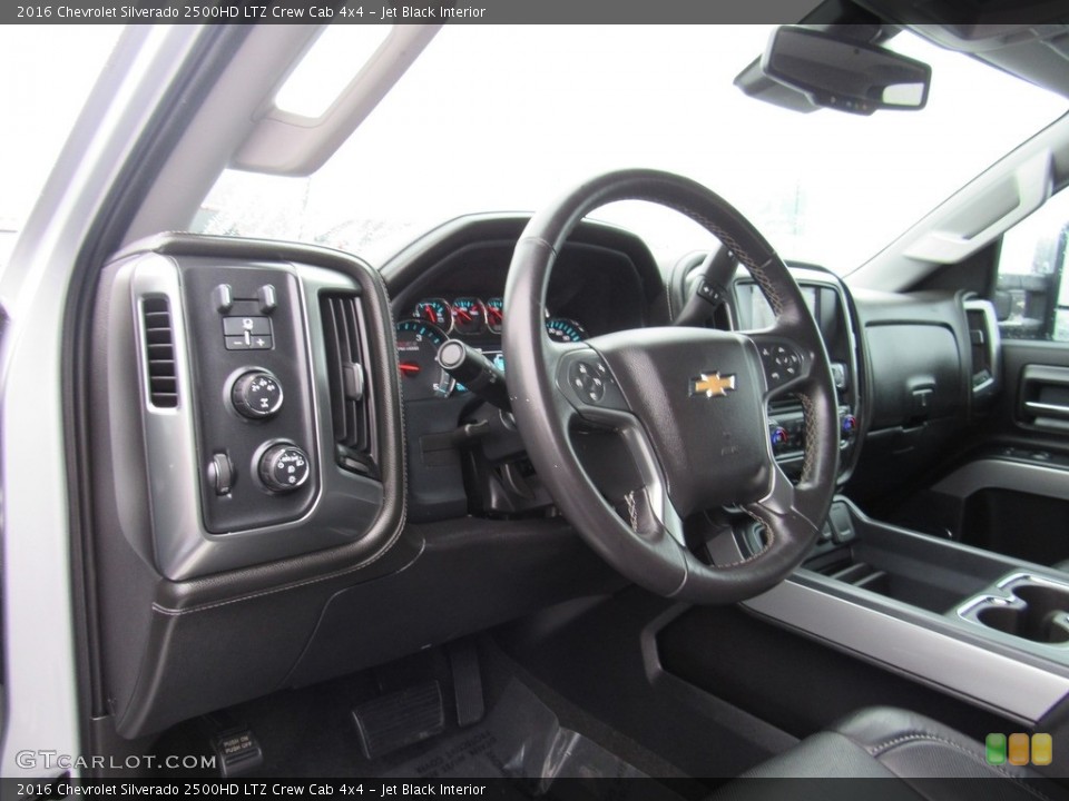 Jet Black Interior Dashboard for the 2016 Chevrolet Silverado 2500HD LTZ Crew Cab 4x4 #138598575
