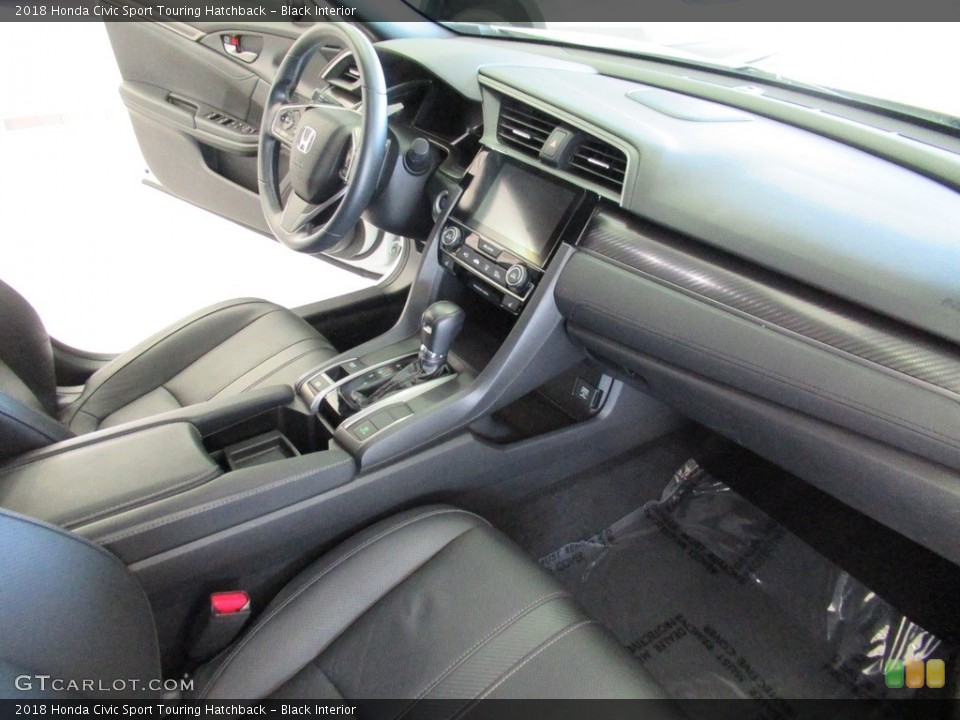 Black Interior Photo for the 2018 Honda Civic Sport Touring Hatchback #138598647
