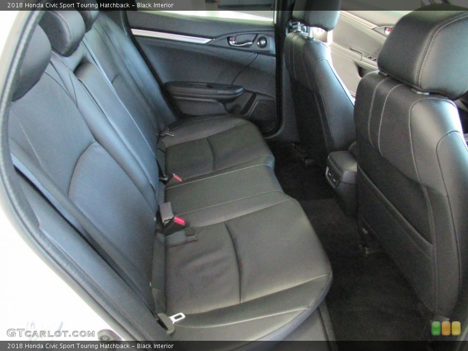 Black Interior Rear Seat for the 2018 Honda Civic Sport Touring Hatchback #138598755