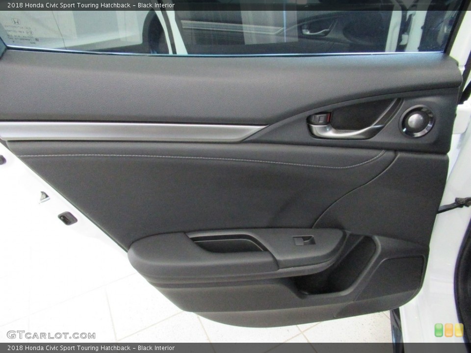 Black Interior Door Panel for the 2018 Honda Civic Sport Touring Hatchback #138598827