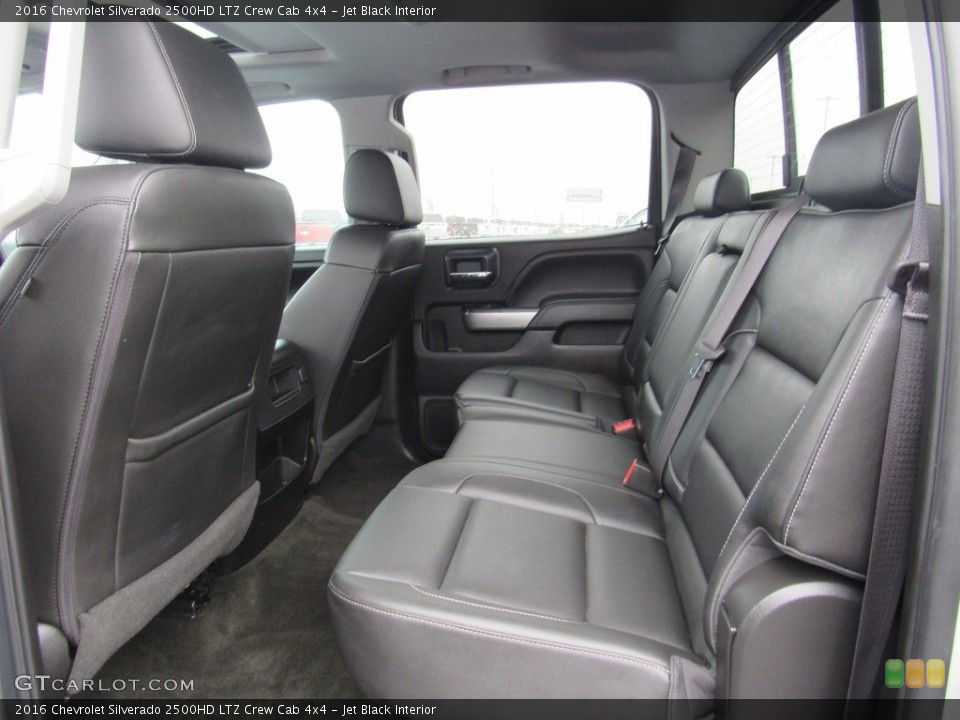 Jet Black Interior Rear Seat for the 2016 Chevrolet Silverado 2500HD LTZ Crew Cab 4x4 #138598833