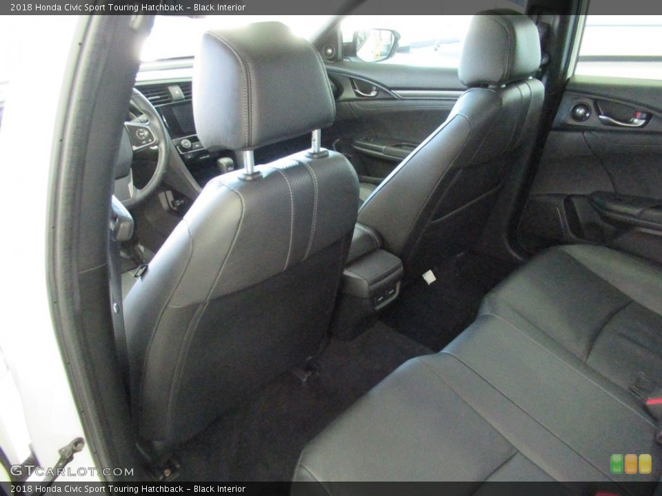 Black Interior Rear Seat for the 2018 Honda Civic Sport Touring Hatchback #138598851