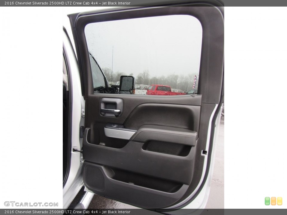 Jet Black Interior Door Panel for the 2016 Chevrolet Silverado 2500HD LTZ Crew Cab 4x4 #138598857