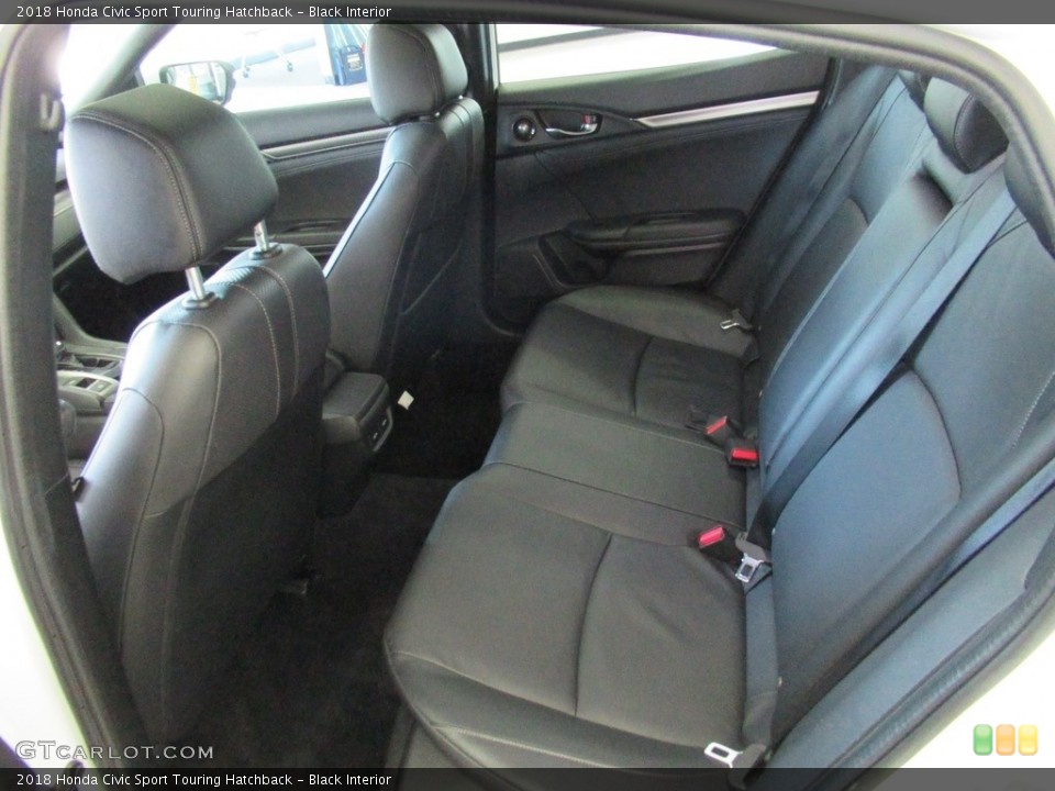 Black Interior Rear Seat for the 2018 Honda Civic Sport Touring Hatchback #138598875