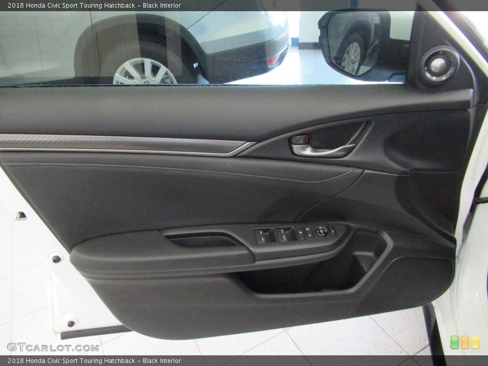 Black Interior Door Panel for the 2018 Honda Civic Sport Touring Hatchback #138598896