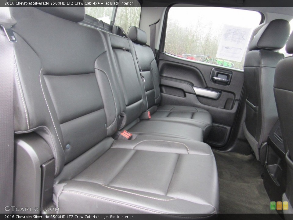 Jet Black Interior Rear Seat for the 2016 Chevrolet Silverado 2500HD LTZ Crew Cab 4x4 #138598905