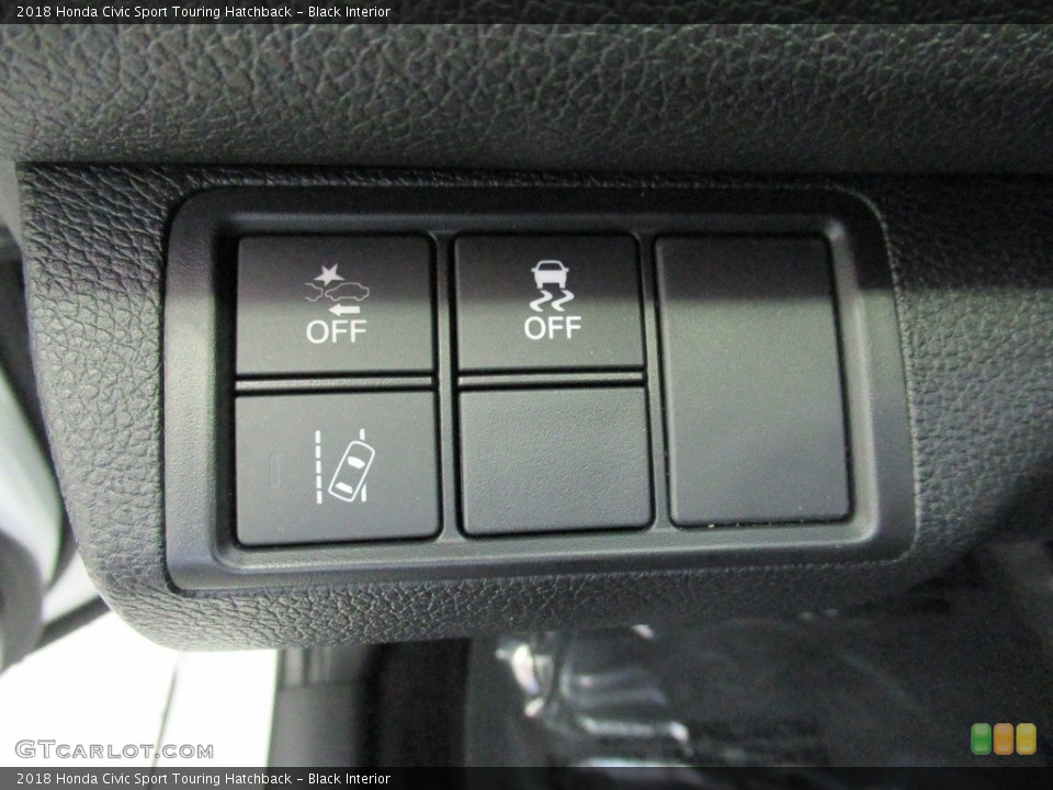 Black Interior Controls for the 2018 Honda Civic Sport Touring Hatchback #138598965