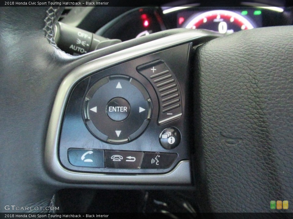 Black Interior Controls for the 2018 Honda Civic Sport Touring Hatchback #138599013