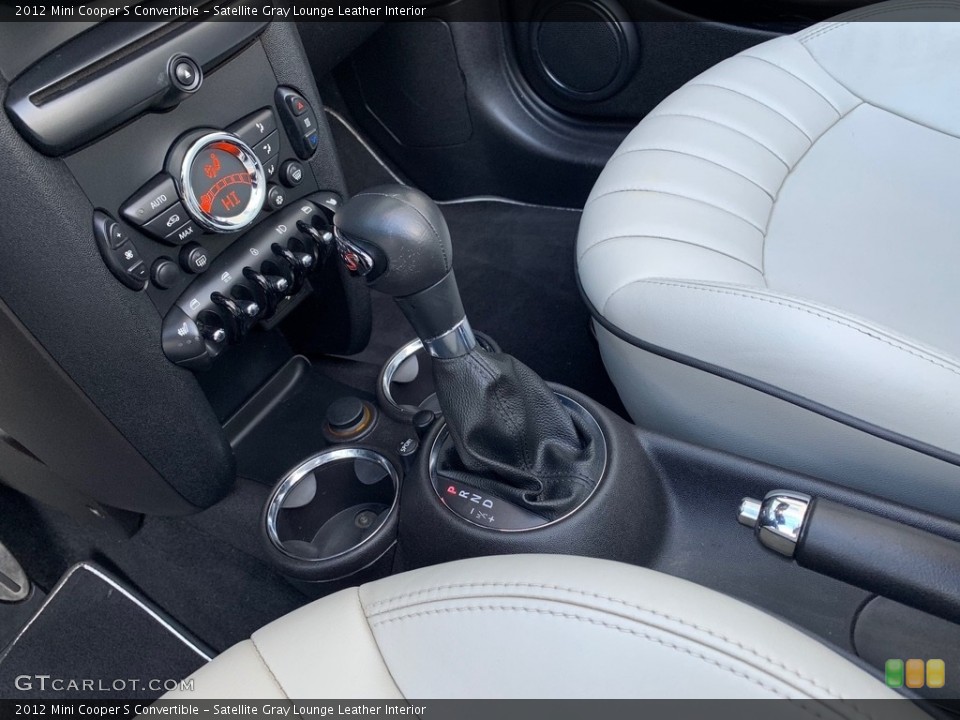 Satellite Gray Lounge Leather Interior Transmission for the 2012 Mini Cooper S Convertible #138599409