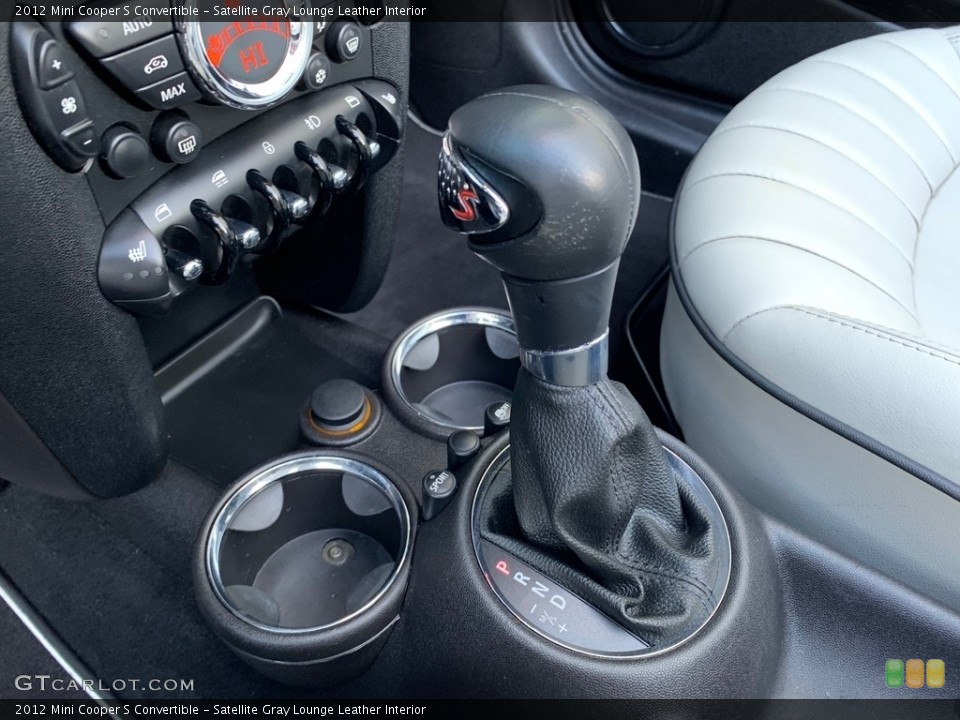 Satellite Gray Lounge Leather Interior Transmission for the 2012 Mini Cooper S Convertible #138599461