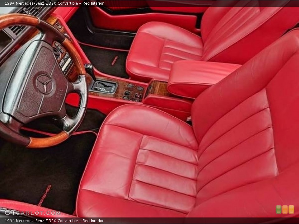 Red Interior Photo for the 1994 Mercedes-Benz E 320 Convertible #138602235